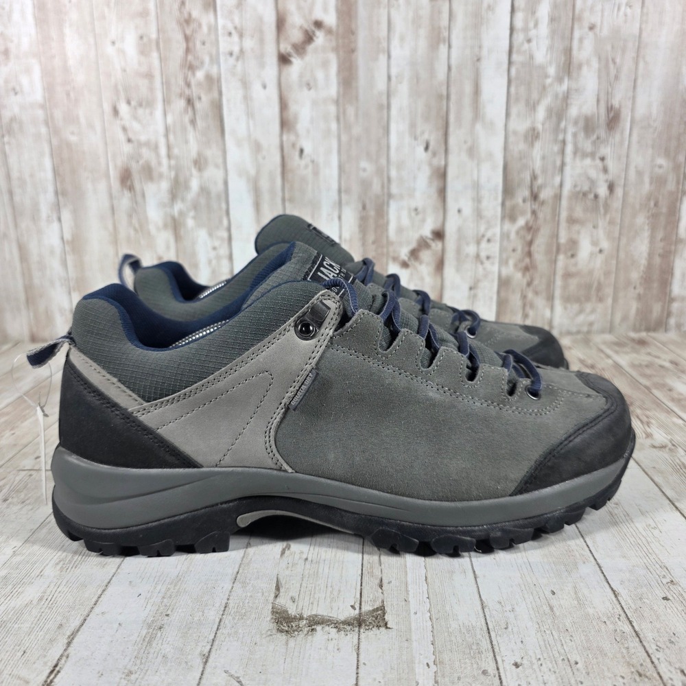 Duluth Trading‎ Co Jackpine Mens 12 Wide Hiking Shoes Grey Suede Trail 22708